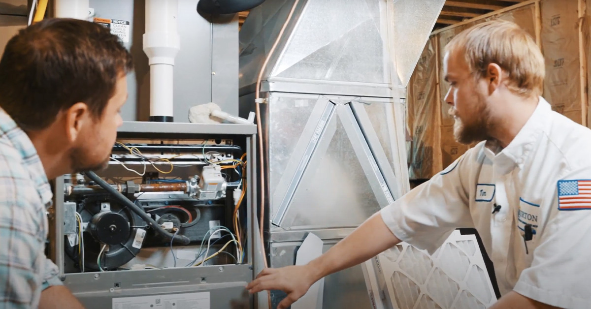 Residential furnace inspection in Gretna, NE