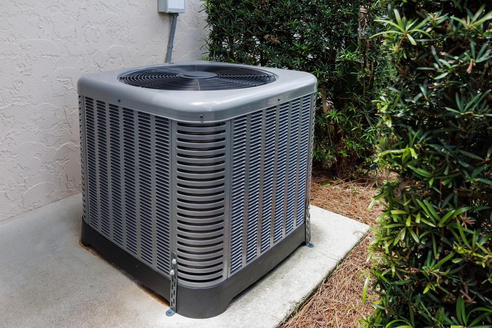 Modern HVAC air conditioning unit